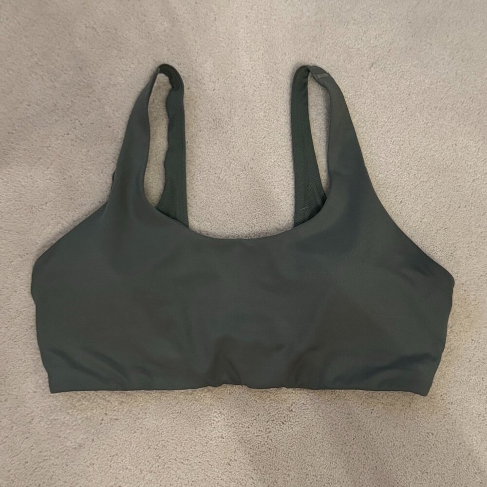 Olive Green All In Motion Sports Bra